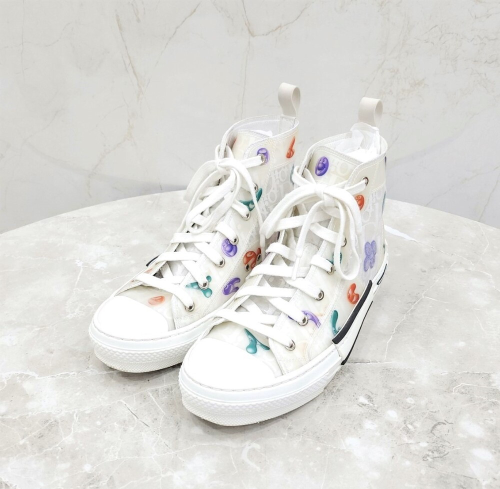 [럭스유] 40 / 디올 X 케니샤프 오블리크 하이탑 스니커즈