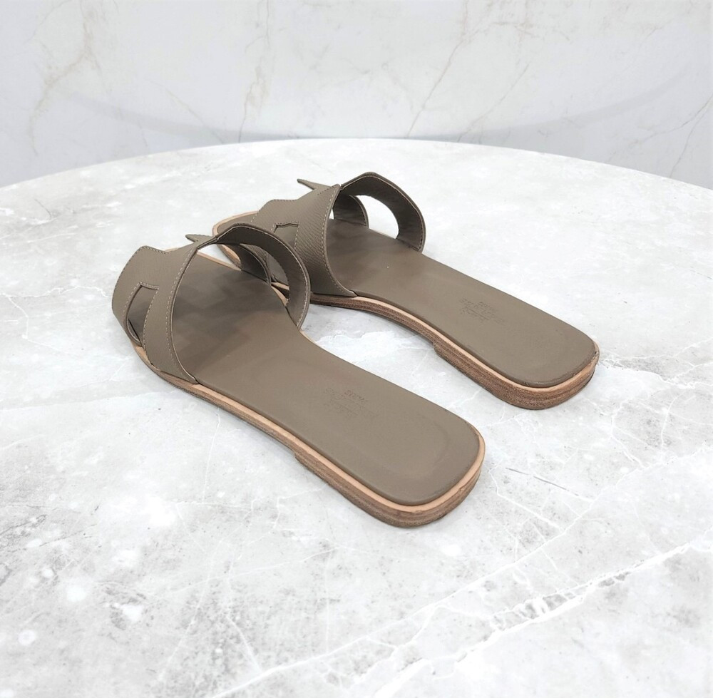 [럭스유] 38.5 / 에르메스 에토프 오란 샌들 슬리퍼