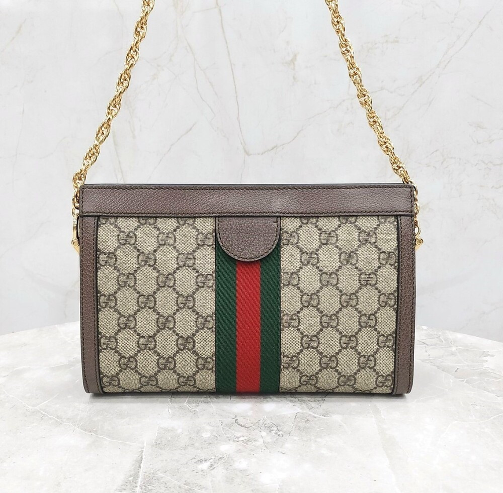 [럭스유] 구찌 GG 삼선 오피디아 체인 스몰 숄더백