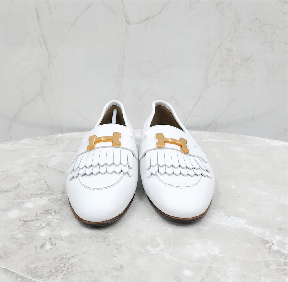 [럭스유] (새상품) 36 / 에르메스 로얄로퍼 화이트 로즈골드 H212214Z