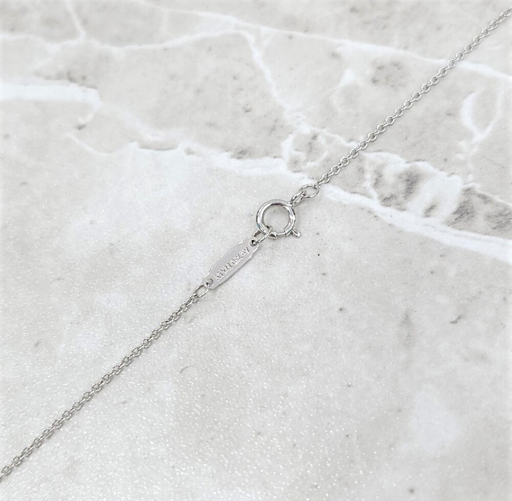 [럭스유] 티파니앤코 다이아 스마일 화이트골드 목걸이 스몰 63104949