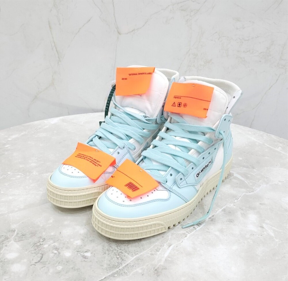 [럭스유] (새상품) 39 / 오프화이트 하이탑 스니커즈