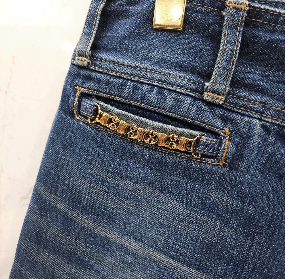 [럭스유] 26 / 셀린느 제인 워시 플레어 데님 팬츠 2N991365M07DU