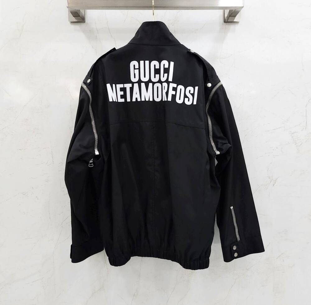 [럭스유] 48 / 구찌 로고 메타모르포시 집업 자켓