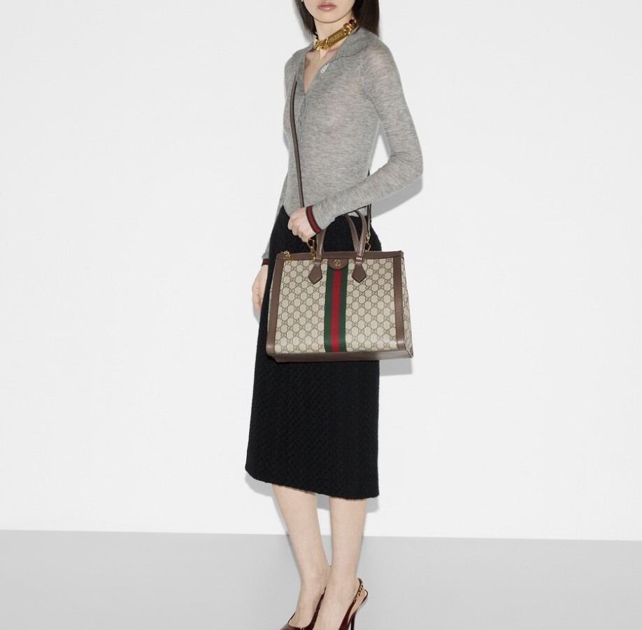 [럭스유] 구찌 GG 수프림 오피디아 토트 숄더백 524537