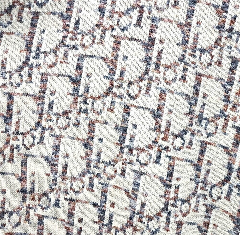 [럭스유] L / 디올 오블리크 울 자카드 가디건 213M233AT662