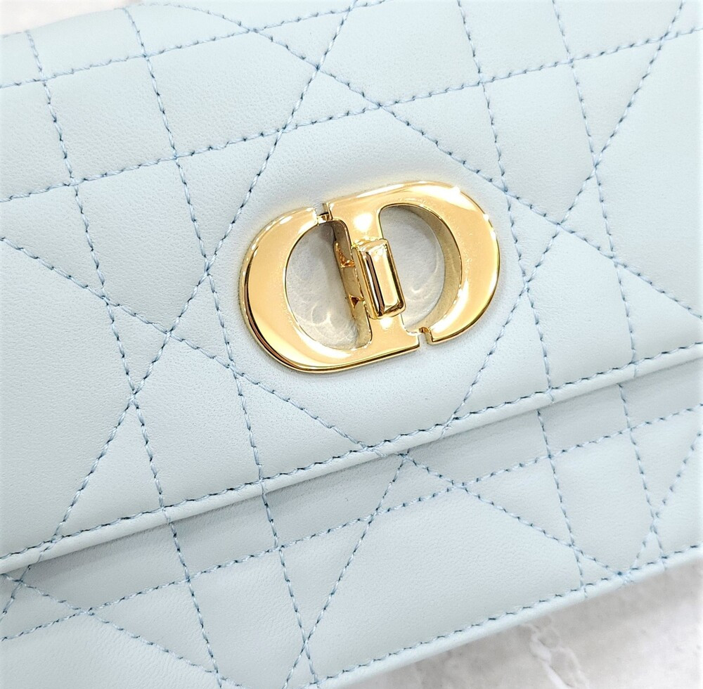 [럭스유] 디올 미스 카로 미니 체인백 플라시드 블루 S5169UDAX