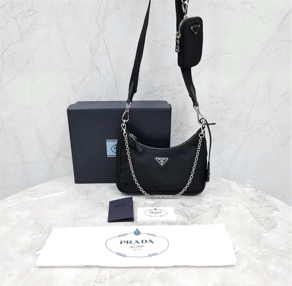 [럭스유] 프라다 리에디션 2005 리나일론 숄더백 1BH204