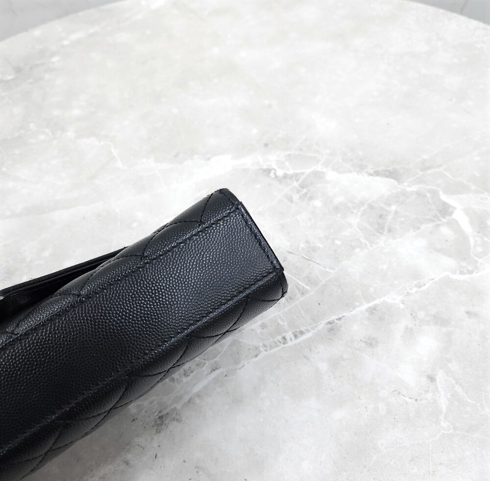 [럭스유] 생로랑 그랑 드 뿌드르 레더 엔벨로프 스몰 체인백 600195