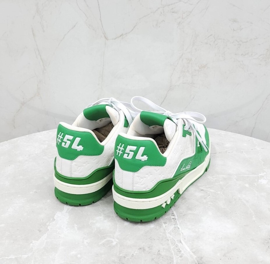 [럭스유] 8 / 루이비통 LV 그린 모노그램 트레이너 스니커즈