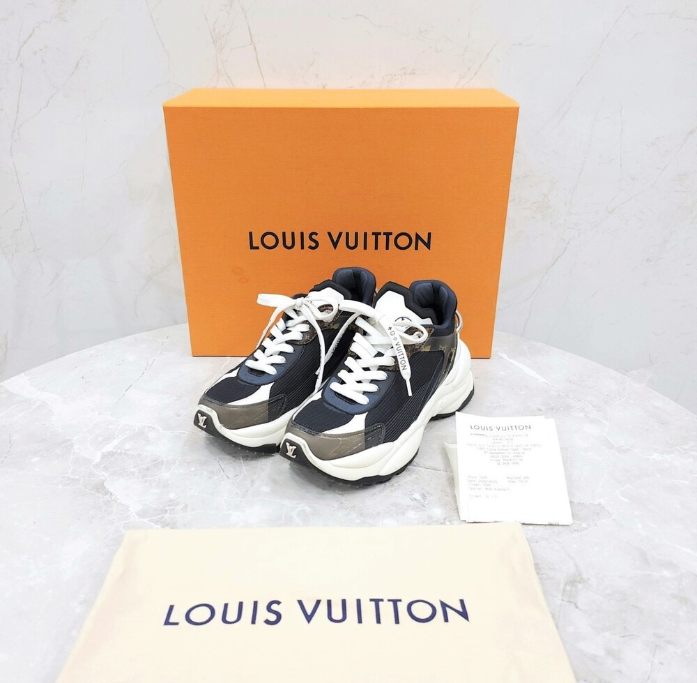 [럭스유] 35 / 루이비통 모노그램 런 55 트레이너 스니커즈 1AAP5F