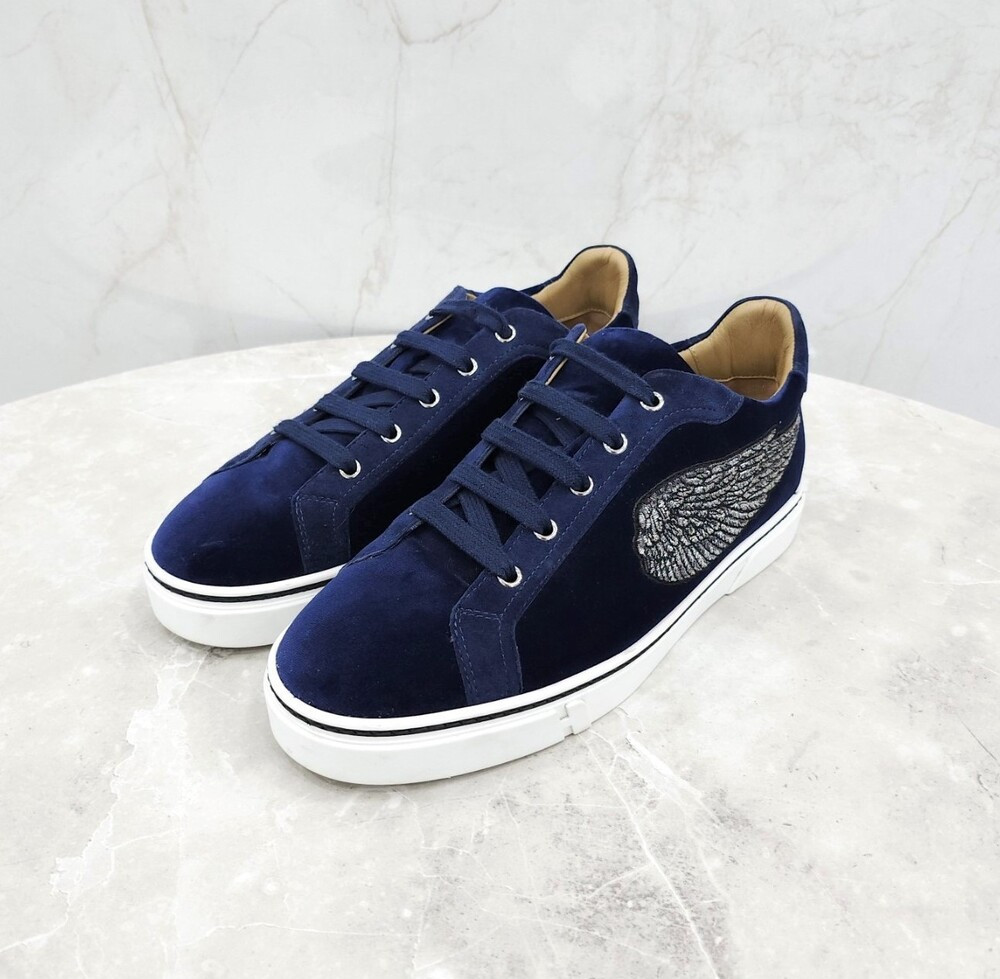 [럭스유] 41 / 에르메스 윙 패치 벨벳 스니커즈