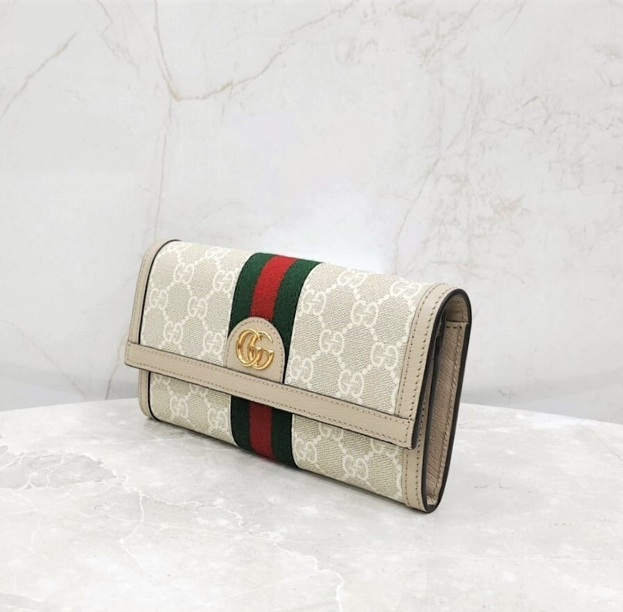 [럭스유] 구찌 GG 오피디아 삼선 장지갑 523153