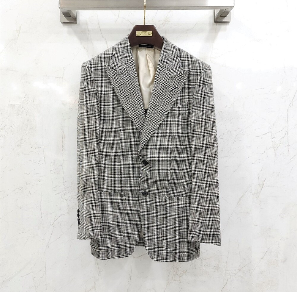 [럭스유] 46 / 톰포드 체크 블레이저 자켓