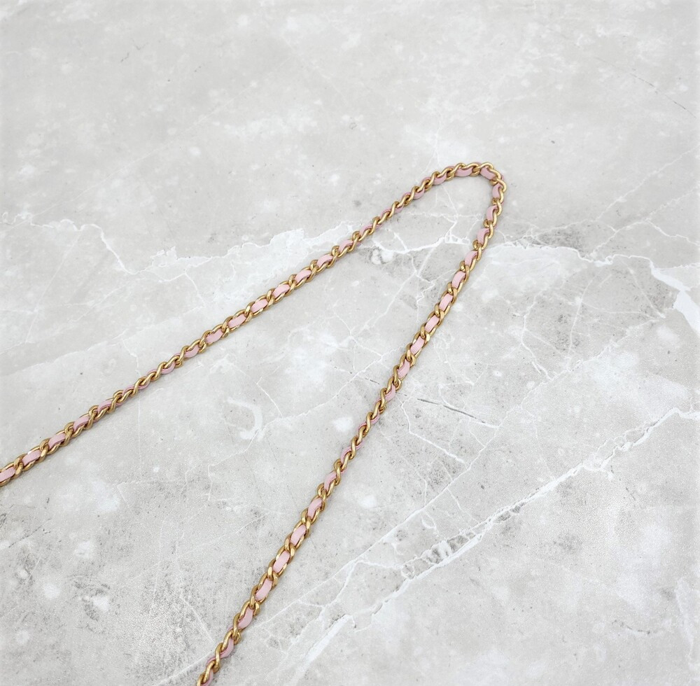 [럭스유] (새상품) 샤넬 핑크 월렛 온 체인 WOC 미니 크로스백 AP3938