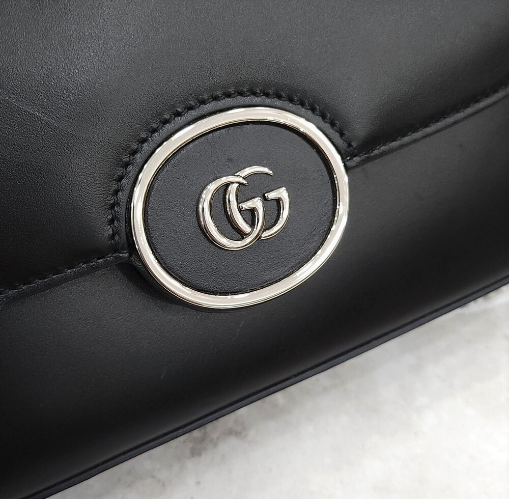 [럭스유] 구찌 쁘띠 GG 미니 탑핸들 숄더백 739722