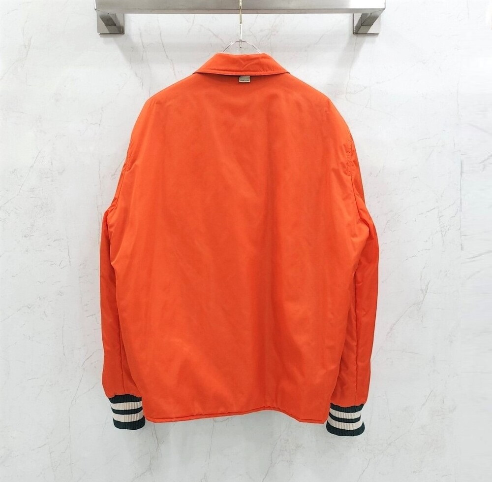 [럭스유] (새상품) 48 / 구찌 그린 리버서블 GG 나일론 자카드 자켓