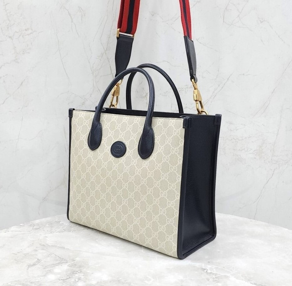 [럭스유] 구찌 GG 오피디아 코리아 익스클루시브 스몰 토트 숄더백 703256