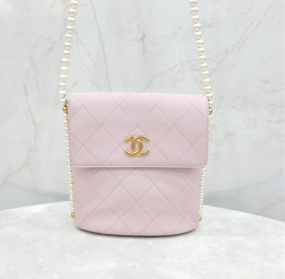 [럭스유] 샤넬 CC로고 펄 사이드 진주 크로스백 AS2503