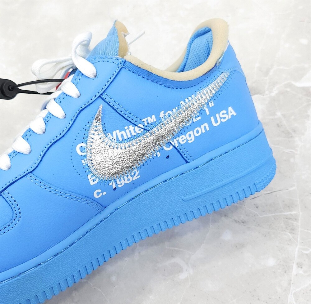 [럭스유] (새상품) US7 / 나이키 X 오프화이트 에어포스1 로우 MCA 유니버시티 블루