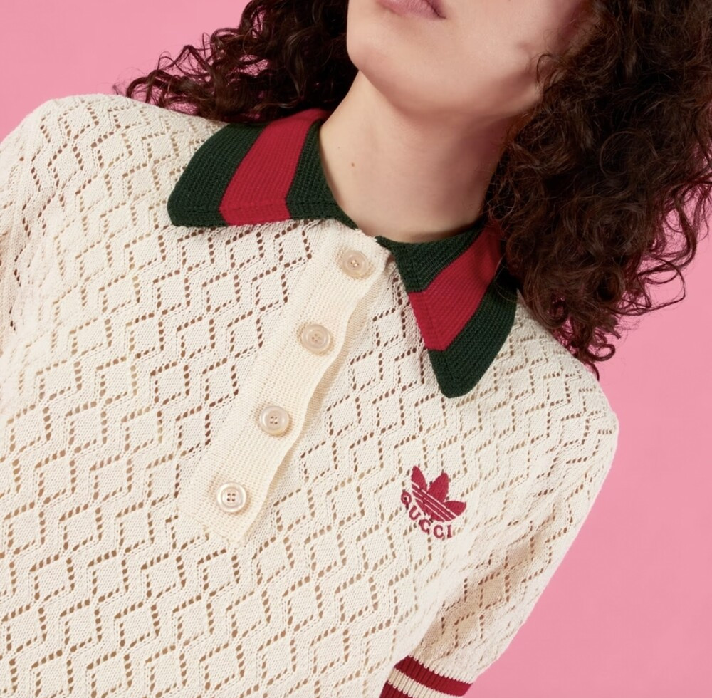 [럭스유] XXS.XS / 구찌 X 아디다스 코튼 폴로 반팔 스커트 세트