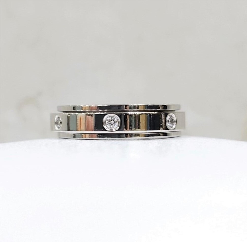 [럭스유] 피아제 화이트골드 다이아 7P 포제션 링 51호 G34PQ300