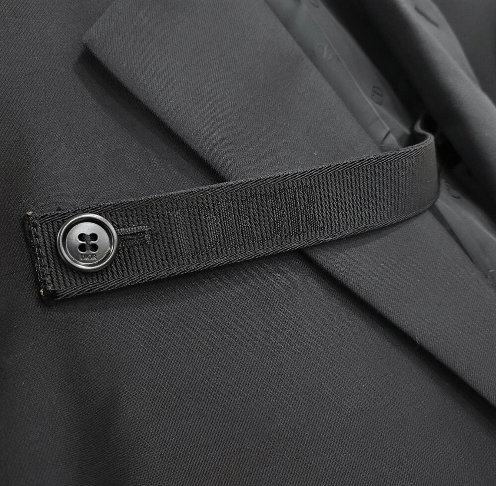 [럭스유] (새상품) 54 / 디올 블랙 버진 울 트윌 버튼 자켓 013C216A3226