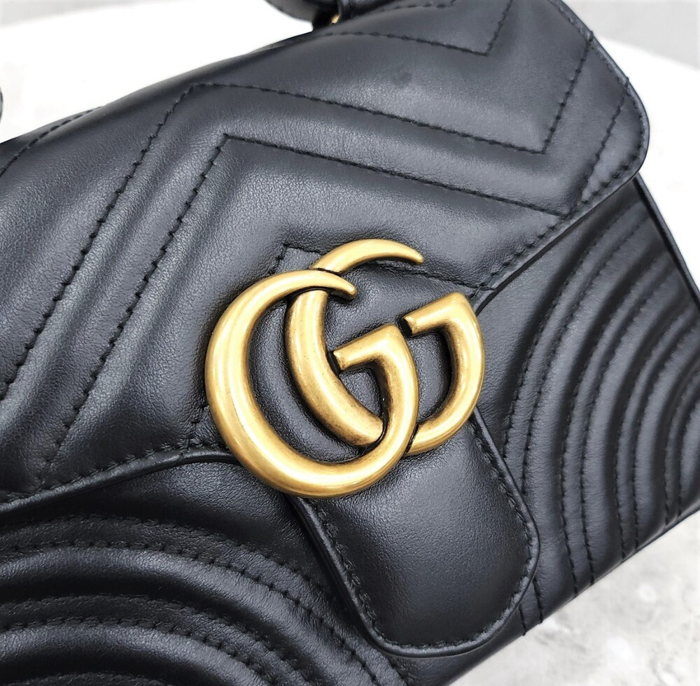 [럭스유] 구찌 GG 마몽 스몰 탑핸들 백 547260