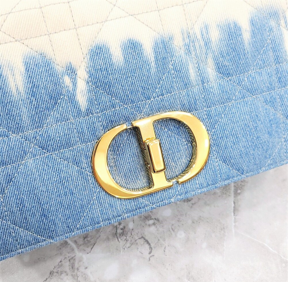 [럭스유] 디올 데님 카로 미디엄 체인 숄더백 M9242UJBI