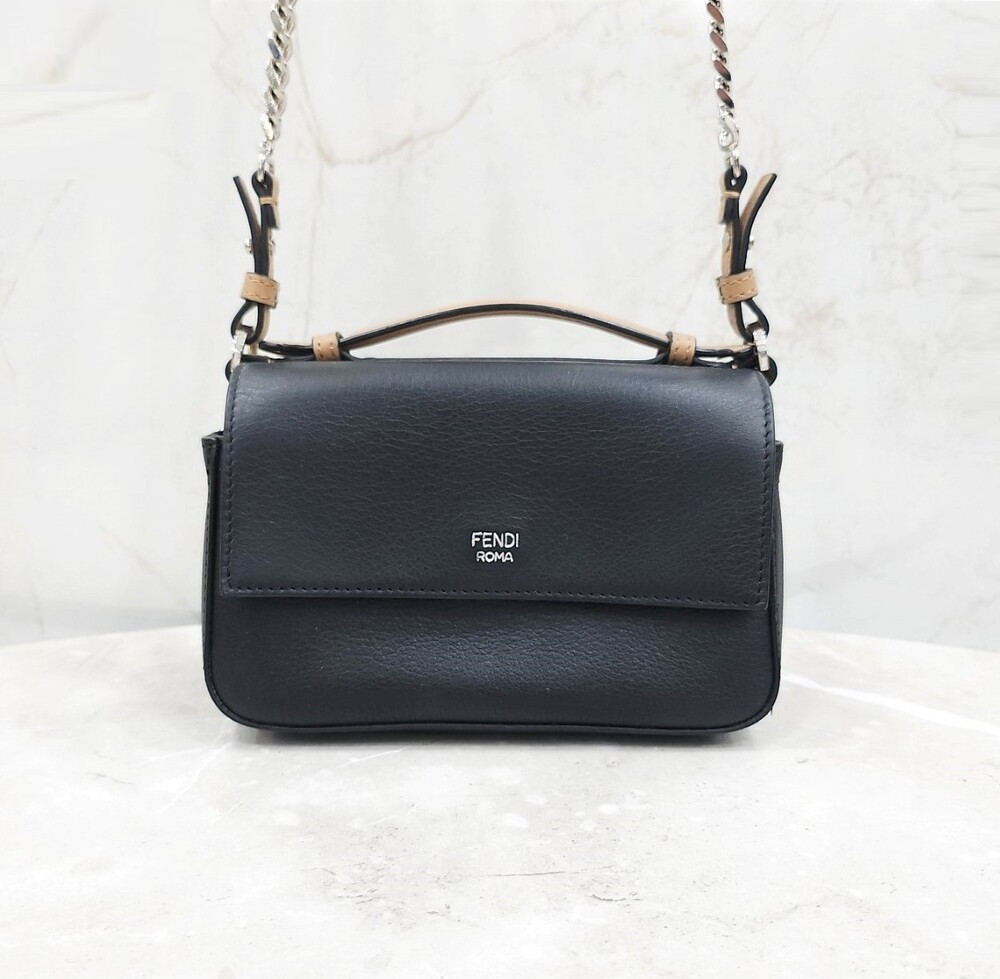 [럭스유] 펜디 플로랄 마이크로 바게트 더블 미니 크로스백