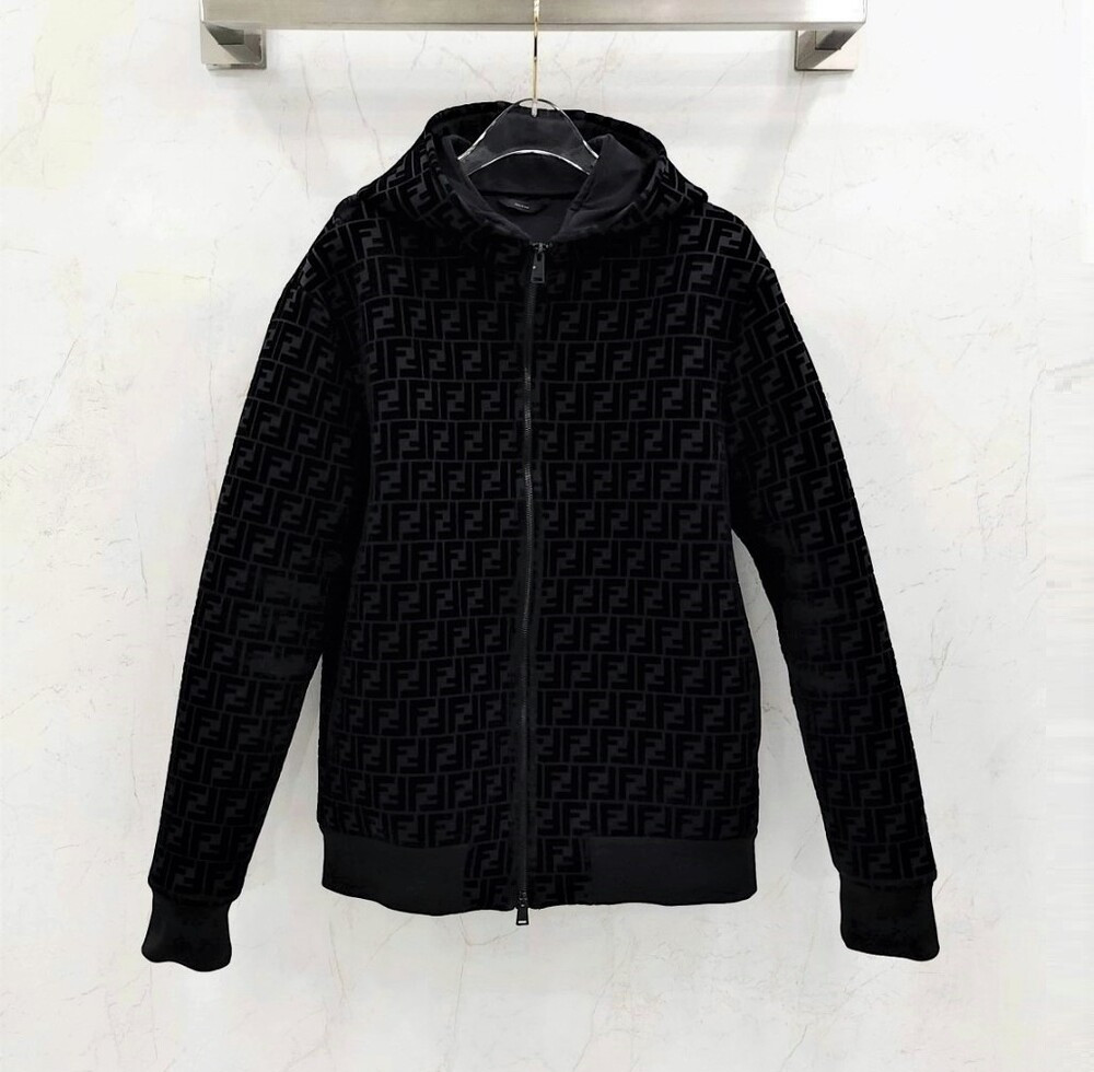 [럭스유] 50 / 펜디 FF 블루종 후드 자켓 FW1040