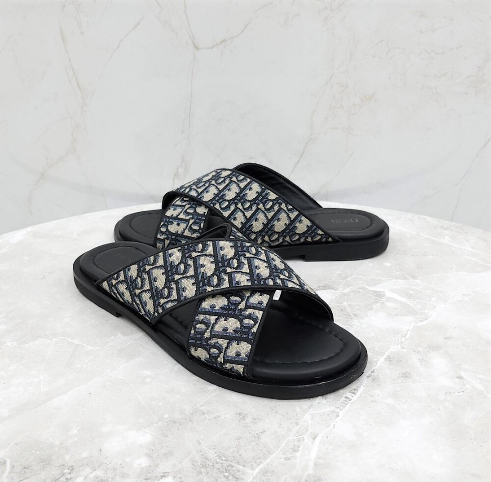 [럭스유] 44 / 디올 알리아스 오블리크 자카드 샌들 3SA126ZSA