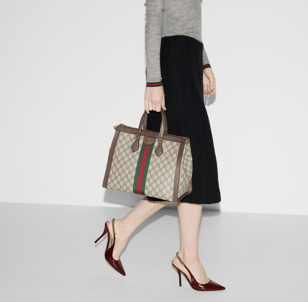 [럭스유] 구찌 GG 수프림 오피디아 토트 숄더백 524537