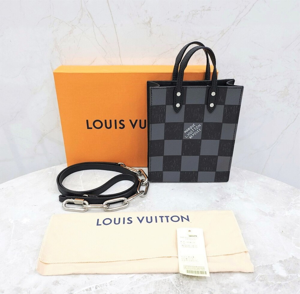 [럭스유] 루이비통 다미에 체커보드 삭플라 크로스백 XS N60479