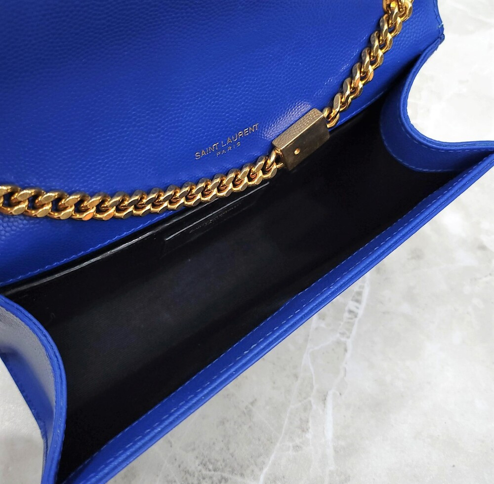 [럭스유] 생로랑 그랑 드 뿌드르 가죽 케이스 스몰 체인백 469390