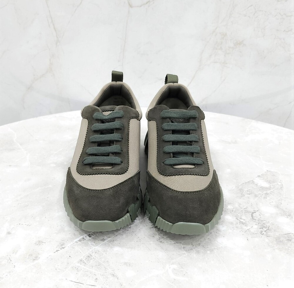 [럭스유] (새상품) 36 / 에르메스 카키 바운싱 스니커즈