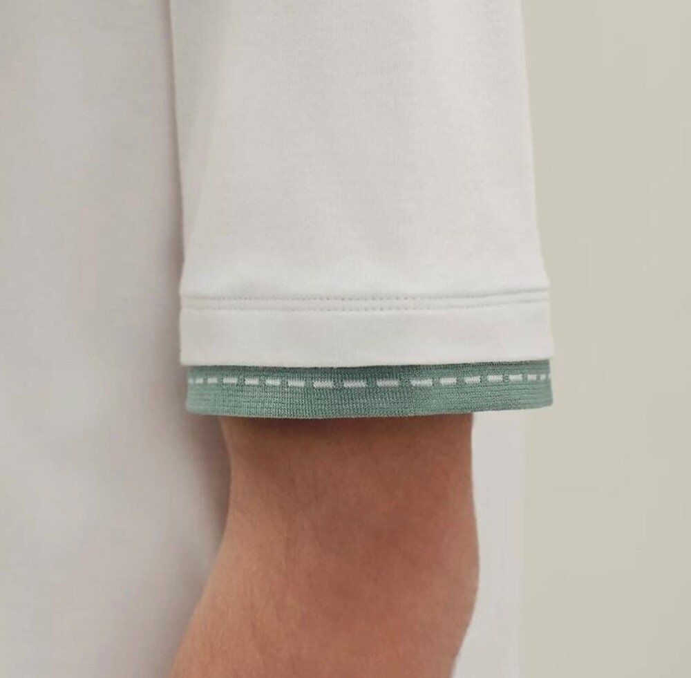 [럭스유] (새상품) M / 에르메스 Piqures Sellier 반팔 티셔츠 H567815HA