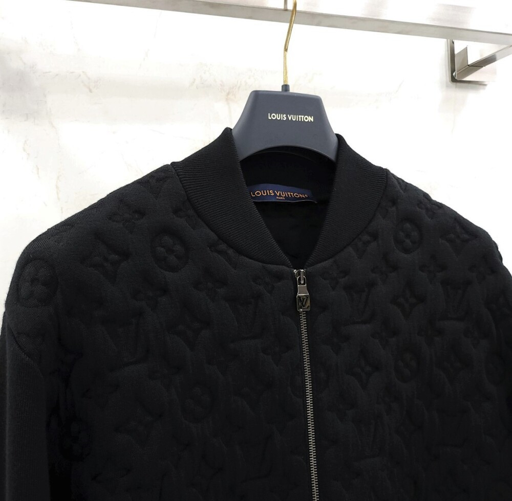 [럭스유] L / 루이비통 모노그램 패디드 울 블렌드 보머 자켓 1AGJV6
