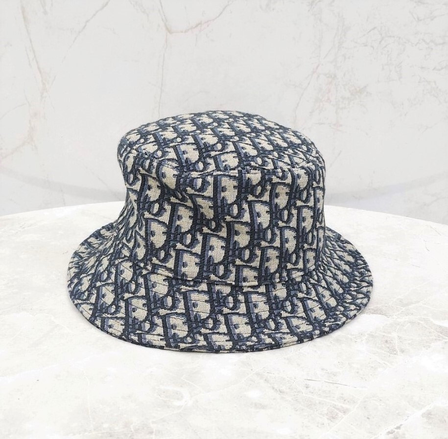 [럭스유] (새상품) 디올 오블리크 자카드 버킷햇 L