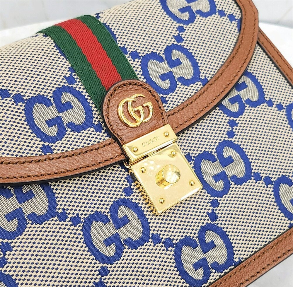 [럭스유] 구찌 GG 삼선 탑핸들 백 스몰