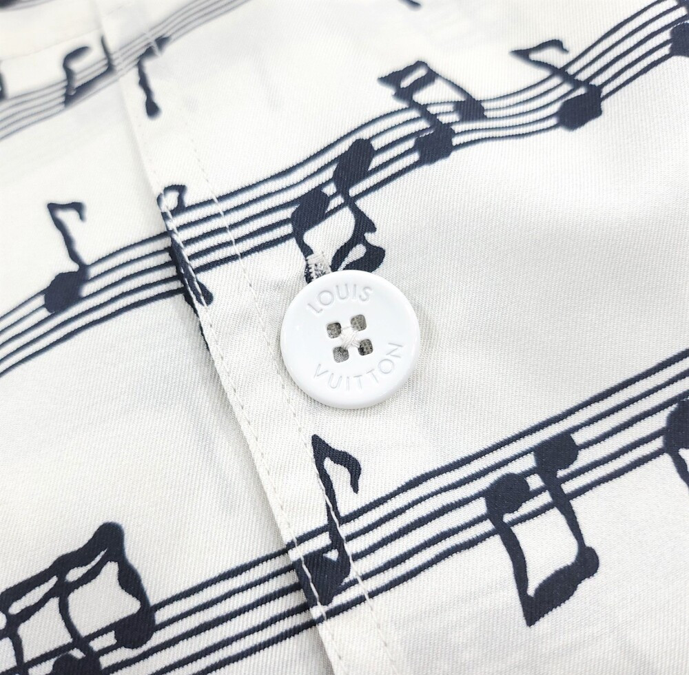 [럭스유] (새상품) M / 루이비통 밀리터리 실크 셔츠 1AATIC