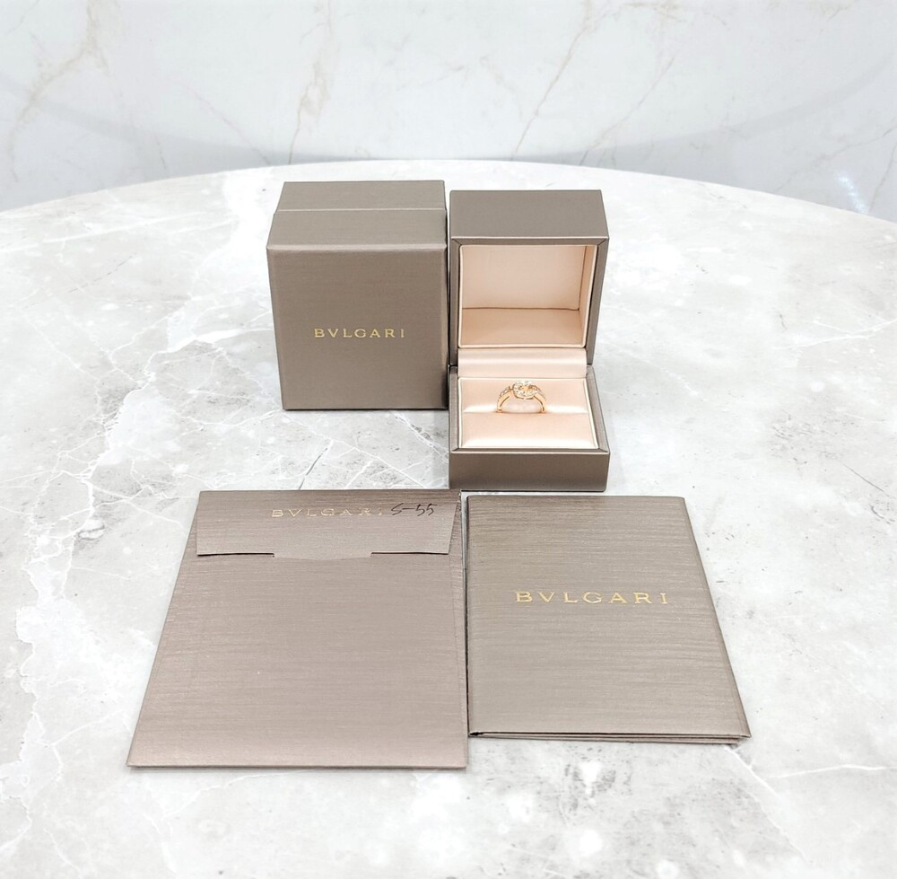 [럭스유] 불가리 다이아 불가리 링 49호 18K 로즈골드