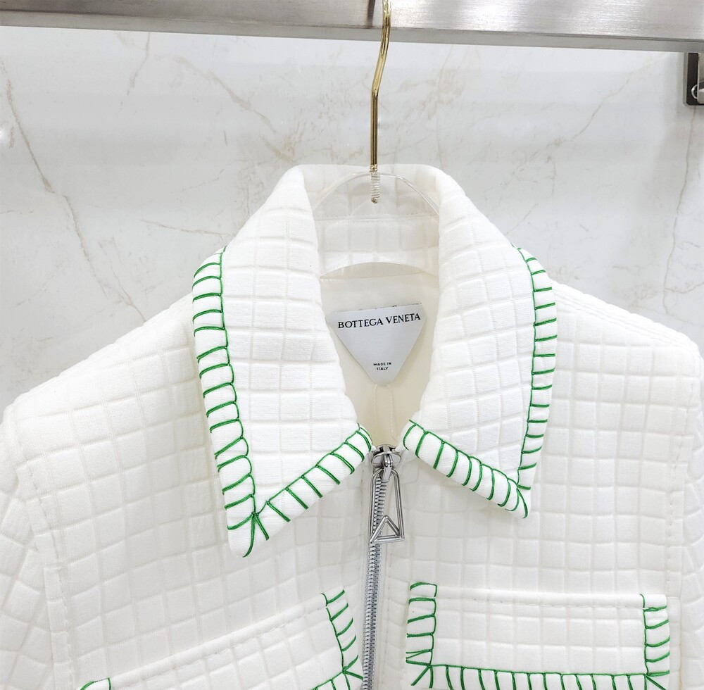 [럭스유] 36 / 보테가베네타 집업 퀄팅 저지 자켓