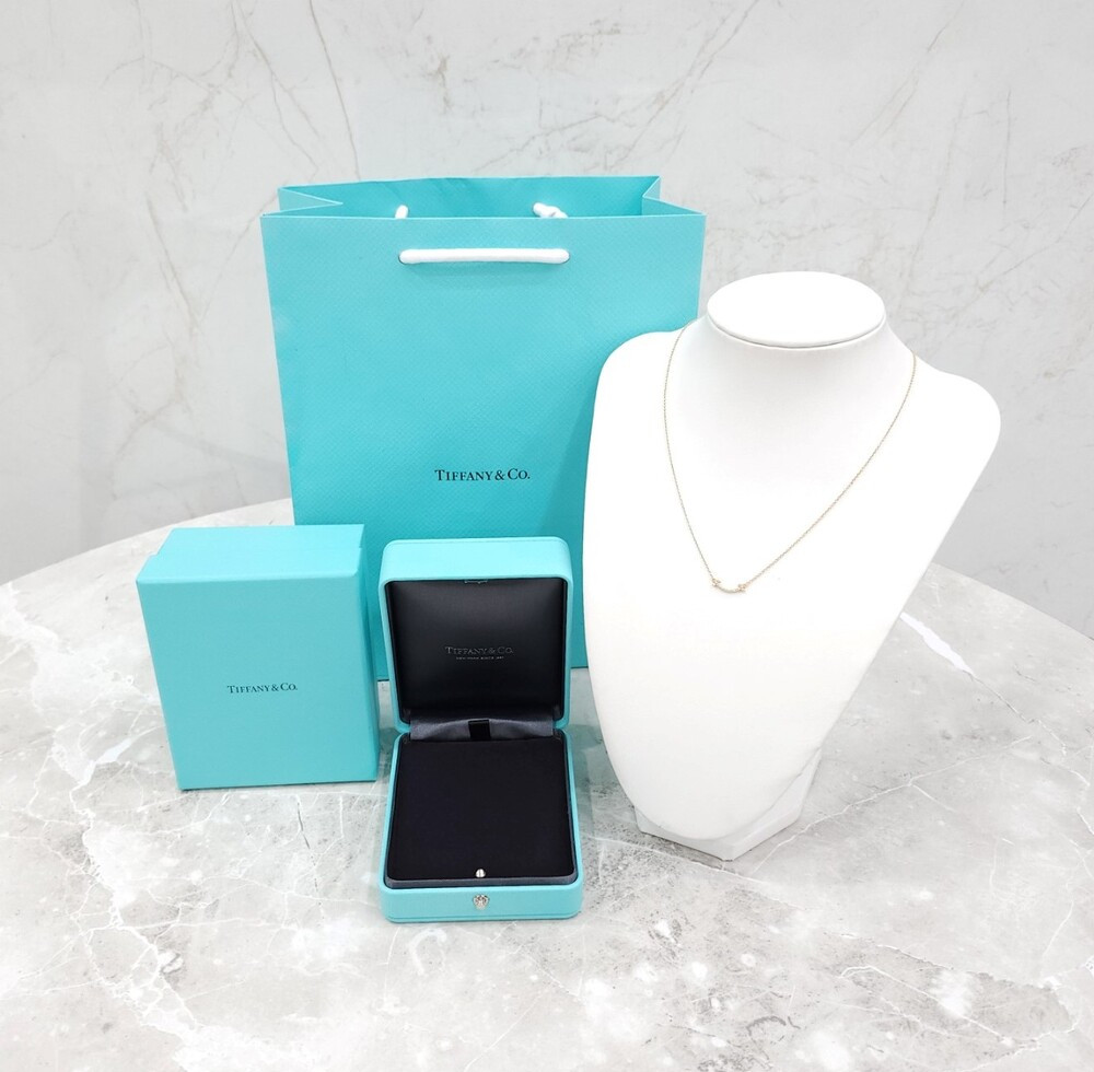 [럭스유] 티파니앤코 다이아 T 스마일 펜던트 목걸이 62617691