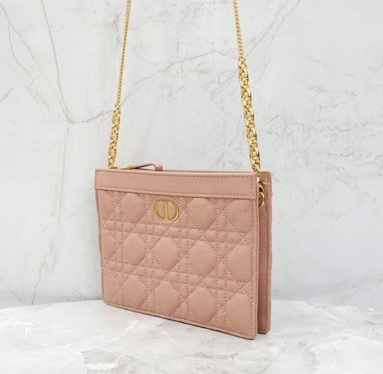 [럭스유] 디올 카로 까나쥬 파우치 체인백 핑크 S5106UWHC