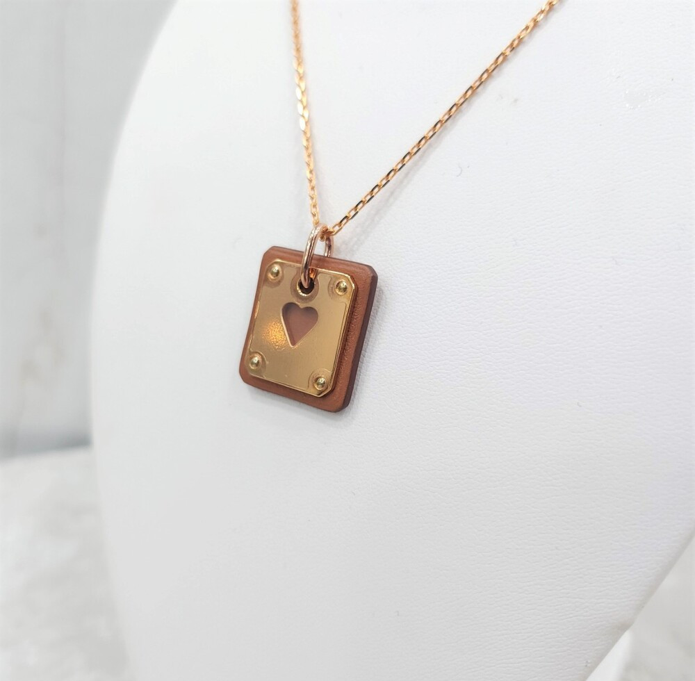 [럭스유] 에르메스 에이스 오브 하트 목걸이