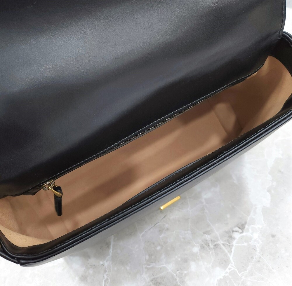 [럭스유] (새상품) 구찌 GG 마몽 블랙 탑핸들 체인 숄더백 498110