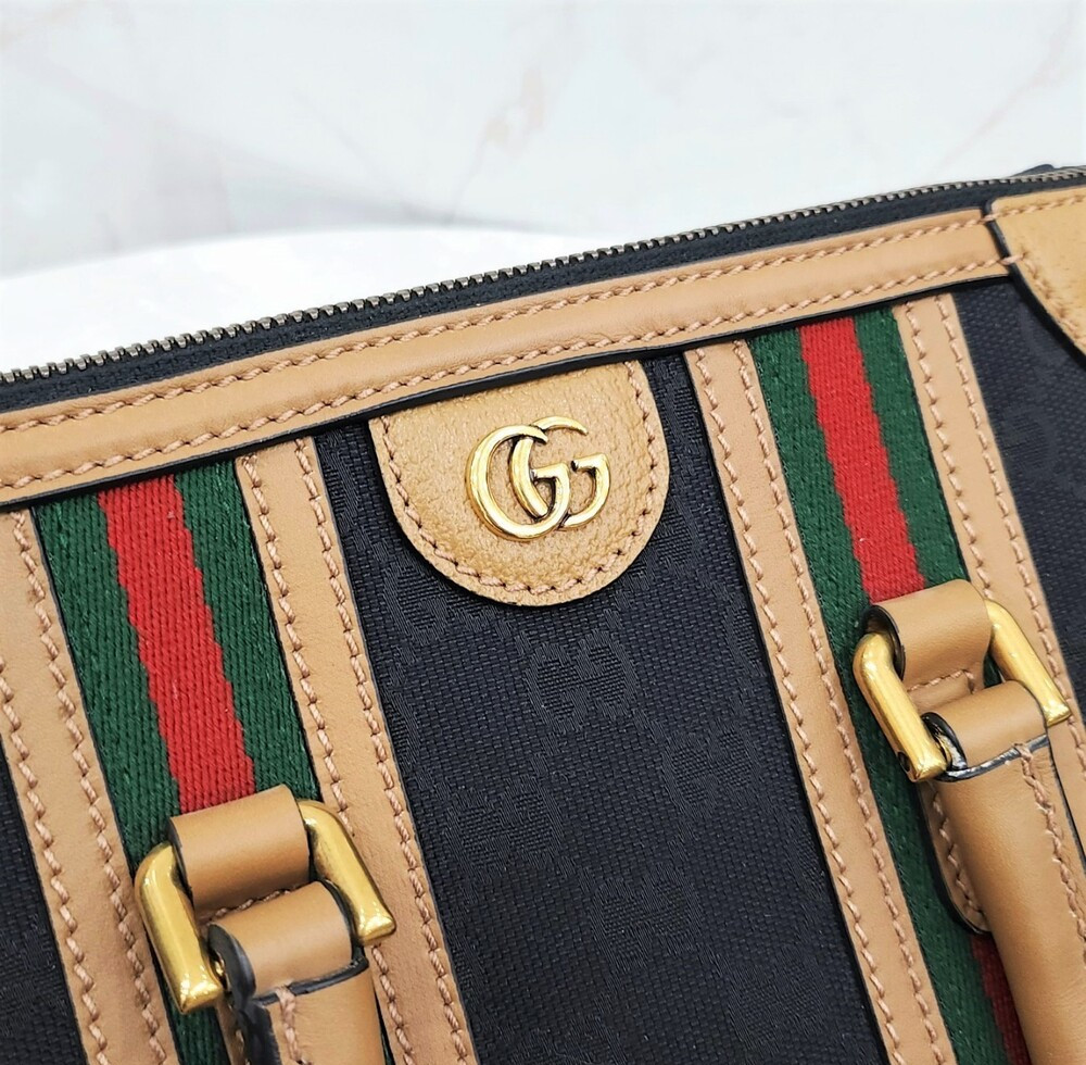 [럭스유] (새상품) 구찌 GG 바울레토 스몰 레더 토트 숄더백 715772