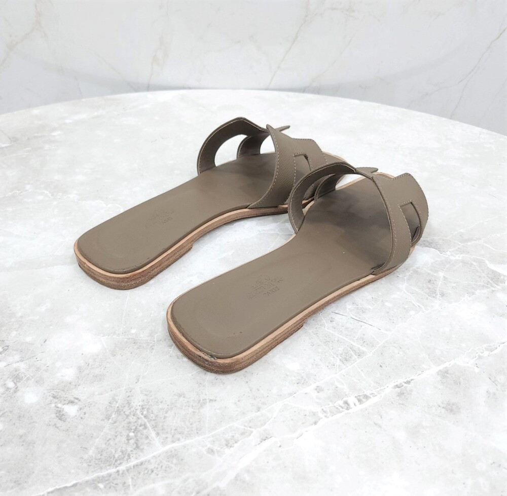 [럭스유] 38.5 / 에르메스 에토프 오란 샌들 슬리퍼