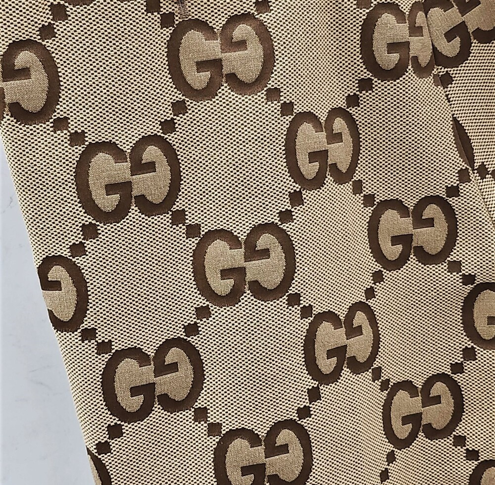 [럭스유] (새상품) 50 / 구찌 브라운 GG 로고 점보 캔버스 쇼츠